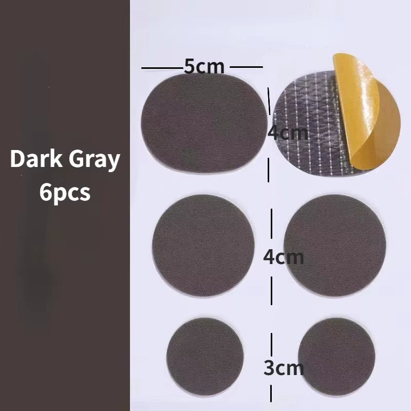 6Pcs Sports Shoes Repair Stickers Suede Heel Protector Anti-Wear Repair Holes Self-Adhesive Patches Insoles Pad Foot Care Insert