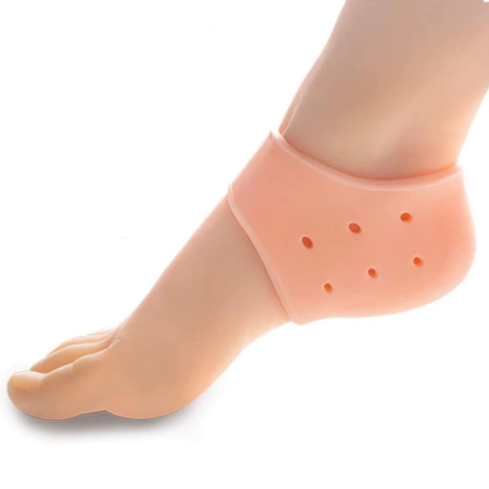 Gel Heel Protector for Heel Pain Relief Plantar Fasciitis Dry Cracked Bone Spur Heels Cushion Pads Moisturizing Foot Sleeves