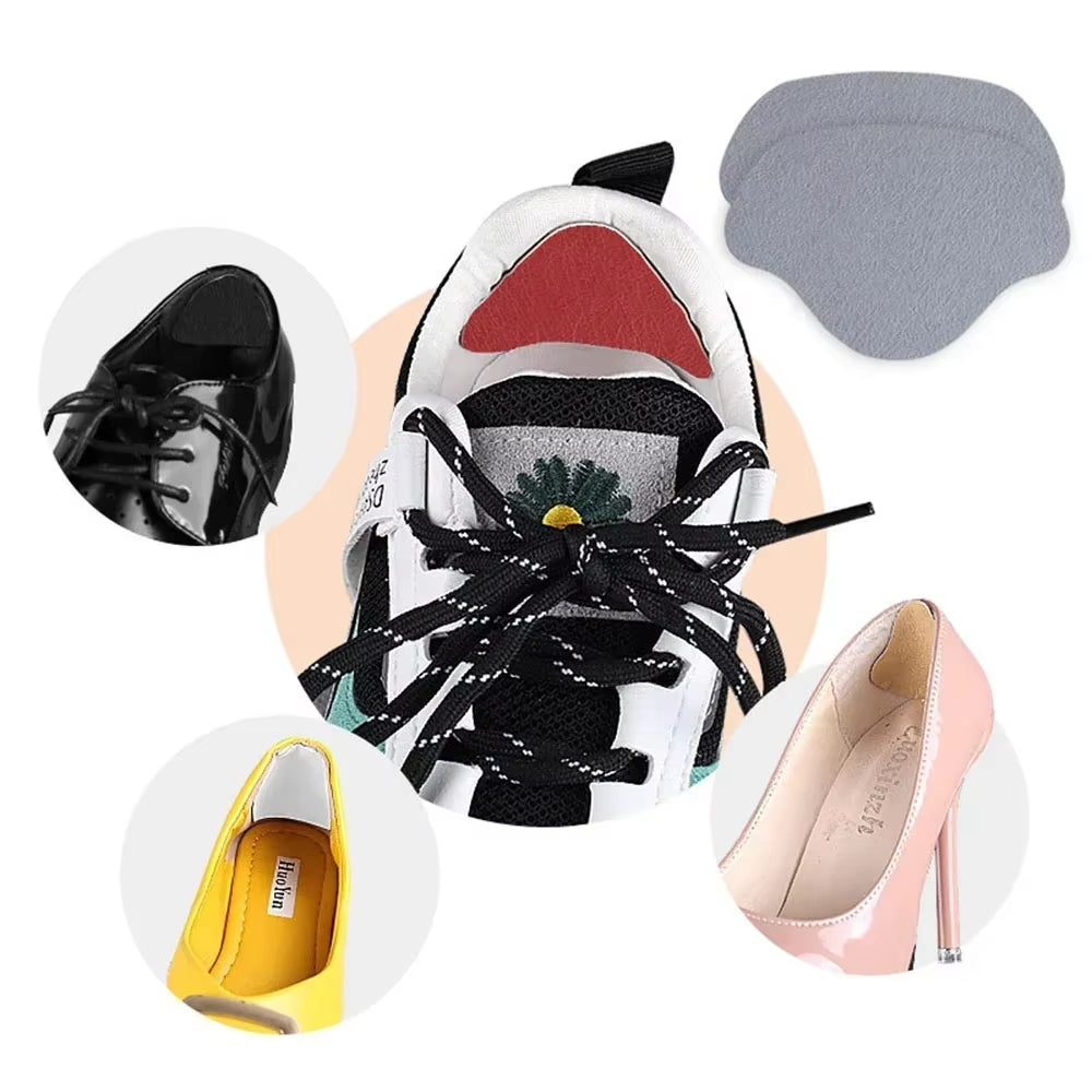 6Pcs Sports Shoes Repair Stickers Suede Heel Protector Anti-Wear Repair Holes Self-Adhesive Patches Insoles Pad Foot Care Insert
