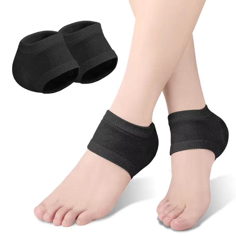 Socks Feet Pads for Heels Heel Gel Protective Shock-Absorbing Insoles Feet Care Skin Repair Cushion Anti-Cracked Foot Sock