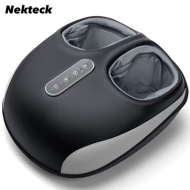 Shiatsu Foot Massager Machine Deep Kneading with Heat Air Compression Roller Vibration Massage Relieve Muscle Relaxation