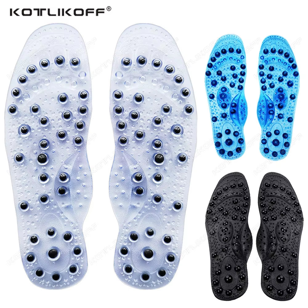 Magnetic Therapy Massage Insoles for Shoes Foot Acupressure Enhanced Magnetic Insole Point Therapy Feet Body Detox Insert Pads