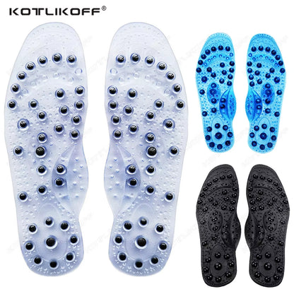 Magnetic Therapy Massage Insoles for Shoes Foot Acupressure Enhanced Magnetic Insole Point Therapy Feet Body Detox Insert Pads