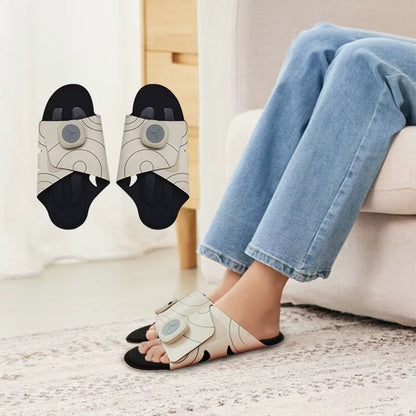 New Foot Acupoint Electrode Electric Massage Slippers Micro Current Foot Meridian Dredging EMS Foot Massage Device