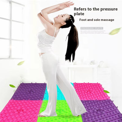 Reflexology Foot Massage Pad Cushion Pillow Yoga Spike Mat Anti-Stress Blood Circulation Plate Mat Massager Toe Pressure Plate