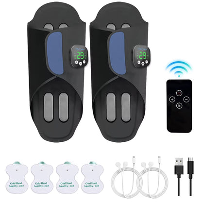 New Rechargeable 10 Adjustable Models Electric Vibrating Foot Muscle Relaxation Massager Shoes