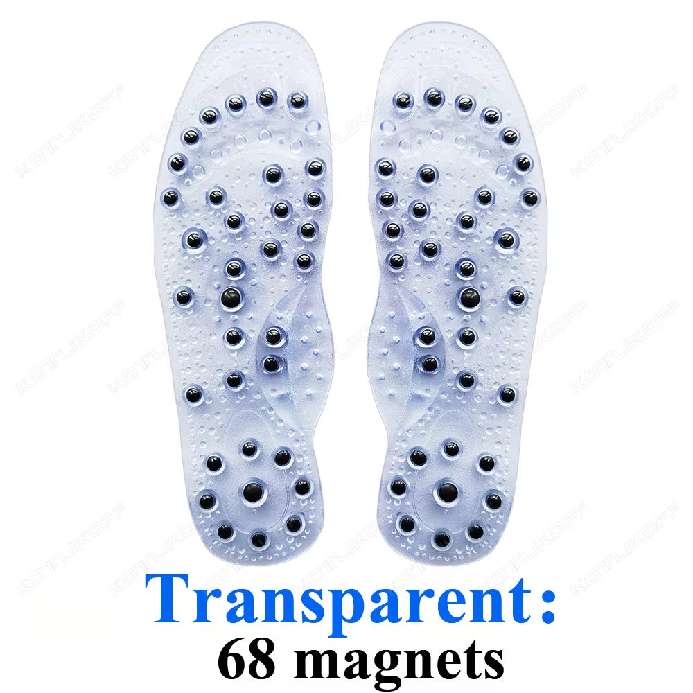 Magnetic Therapy Massage Insoles for Shoes Foot Acupressure Enhanced Magnetic Insole Point Therapy Feet Body Detox Insert Pads