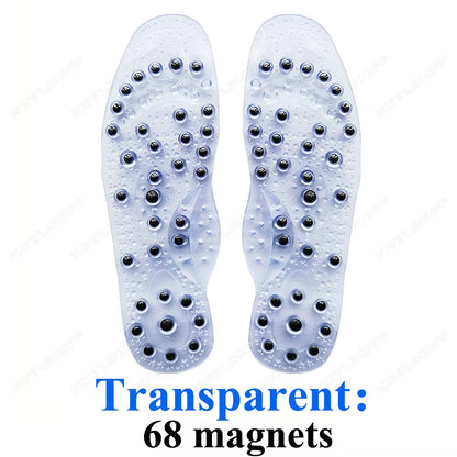 Magnetic Therapy Massage Insoles for Shoes Foot Acupressure Enhanced Magnetic Insole Point Therapy Feet Body Detox Insert Pads