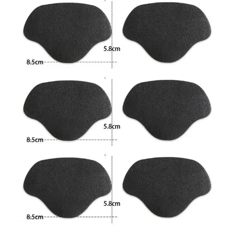6Pcs Sports Shoes Repair Stickers Suede Heel Protector Anti-Wear Repair Holes Self-Adhesive Patches Insoles Pad Foot Care Insert