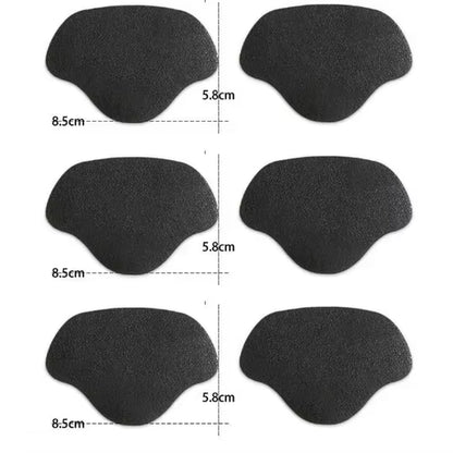 6Pcs Sports Shoes Repair Stickers Suede Heel Protector Anti-Wear Repair Holes Self-Adhesive Patches Insoles Pad Foot Care Insert