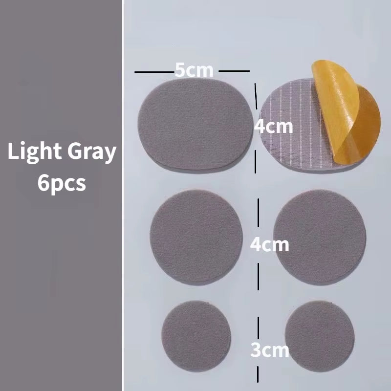 6Pcs Sports Shoes Repair Stickers Suede Heel Protector Anti-Wear Repair Holes Self-Adhesive Patches Insoles Pad Foot Care Insert