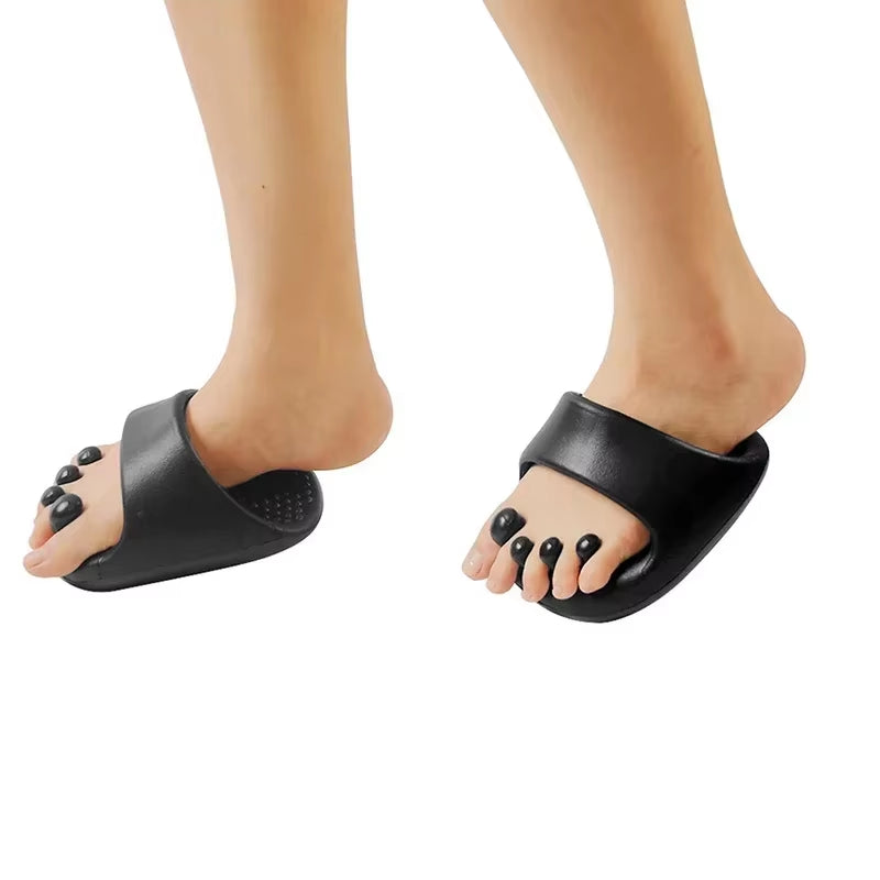 2025 New Arch Support Weight Loss Massage Tool Slippers Slide Sandals Shaking Shoes Thick Soled Postpartum Slim Legs Shake Shoes