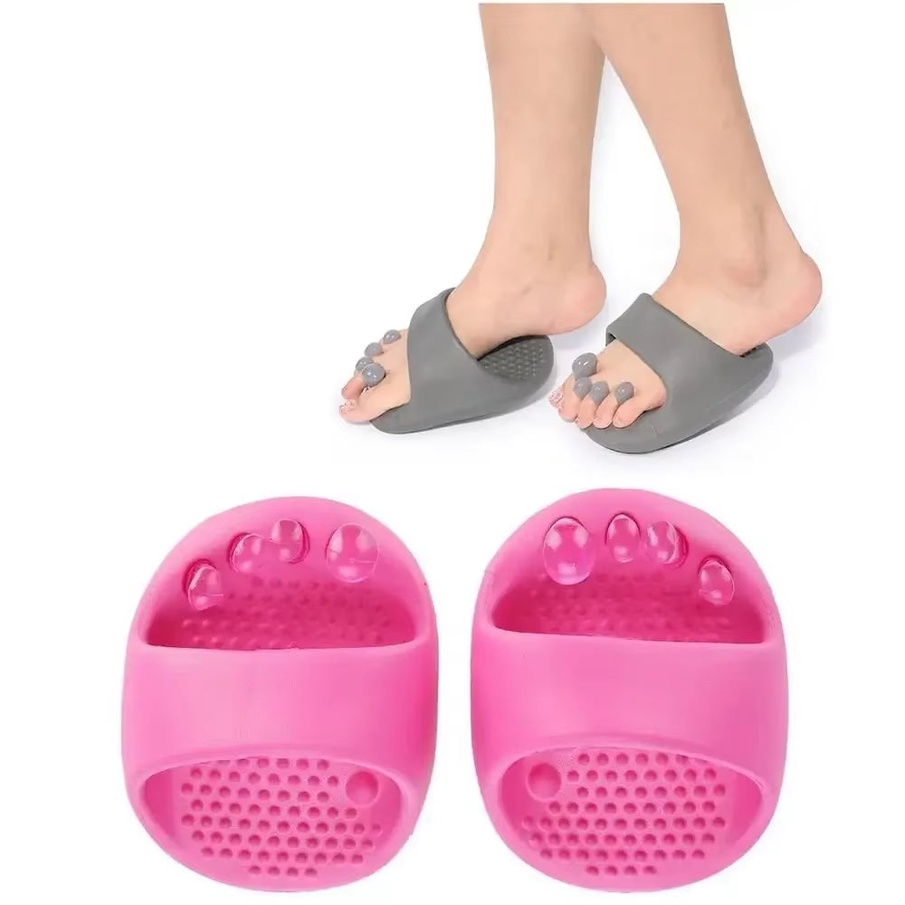 2025 New Arch Support Weight Loss Massage Tool Slippers Slide Sandals Shaking Shoes Thick Soled Postpartum Slim Legs Shake Shoes