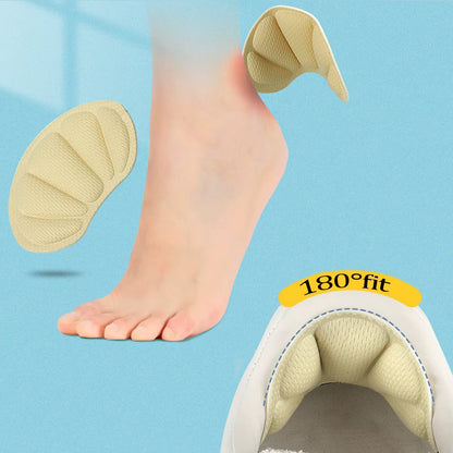 1Pairs Sport Running Shoes Adjust Size Heel Liner Grips Protector Sticker Pain Relief Patch Foot Care Pad Anti-Wear Foot Insoles