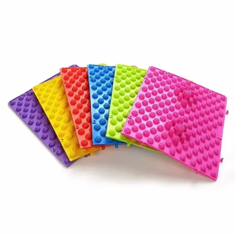 Reflexology Foot Massage Pad Cushion Pillow Yoga Spike Mat Anti-Stress Blood Circulation Plate Mat Massager Toe Pressure Plate