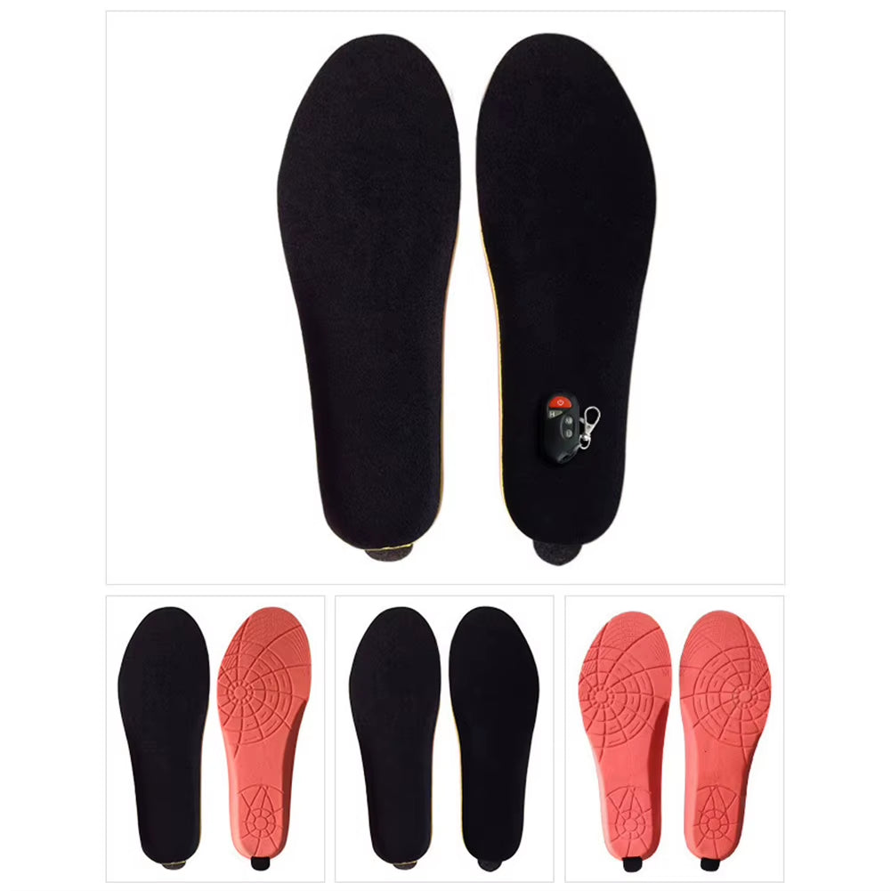 2000Mah Smart Foot Warmer Insoles Adjustable Temperature Heating Shoes Pads Comfy Thermal Insoles Pad for Outdoor Camping Hiking
