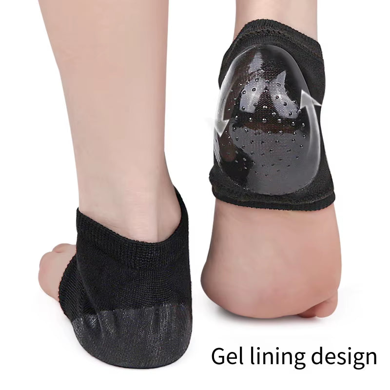 Socks Feet Pads for Heels Heel Gel Protective Shock-Absorbing Insoles Feet Care Skin Repair Cushion Anti-Cracked Foot Sock