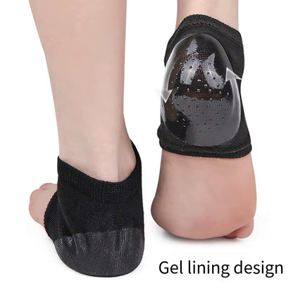 Socks Feet Pads for Heels Heel Gel Protective Shock-Absorbing Insoles Feet Care Skin Repair Cushion Anti-Cracked Foot Sock