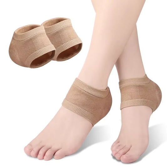 Socks Feet Pads for Heels Heel Gel Protective Shock-Absorbing Insoles Feet Care Skin Repair Cushion Anti-Cracked Foot Sock