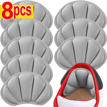 Insoles Heel Pads Lightweight for Sport Shoes Adjustable Cute Size Back Sticker Antiwear Feet Soft Pad Relief Anti-Wear Cushions