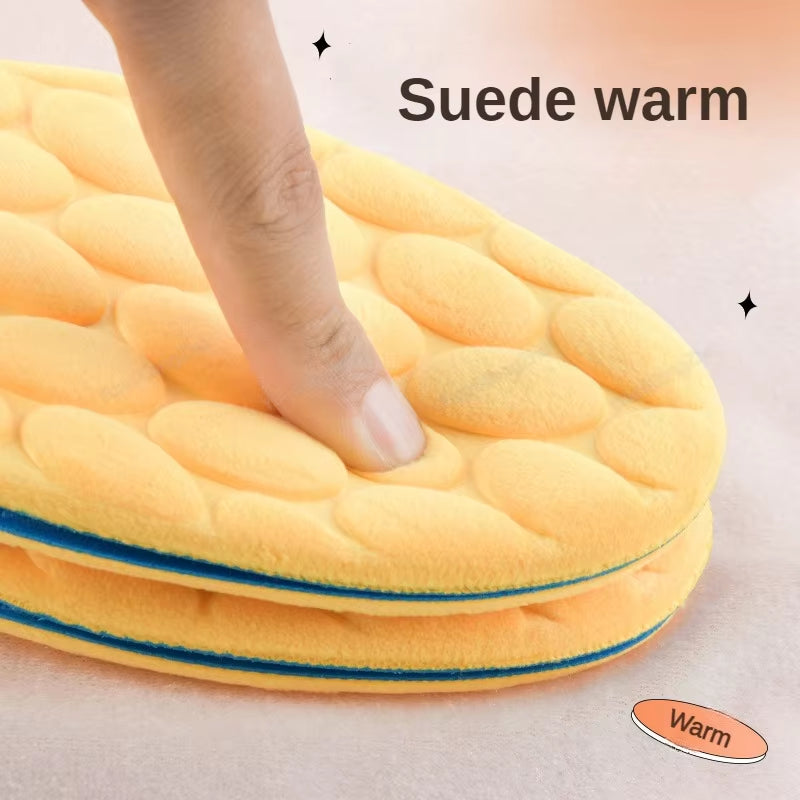Self-Heating Insoles for Shoes Winter Warm Constant Temperature Insole plus Velvet Thickening Can Be Cut to Snow Boots Shoe Pads