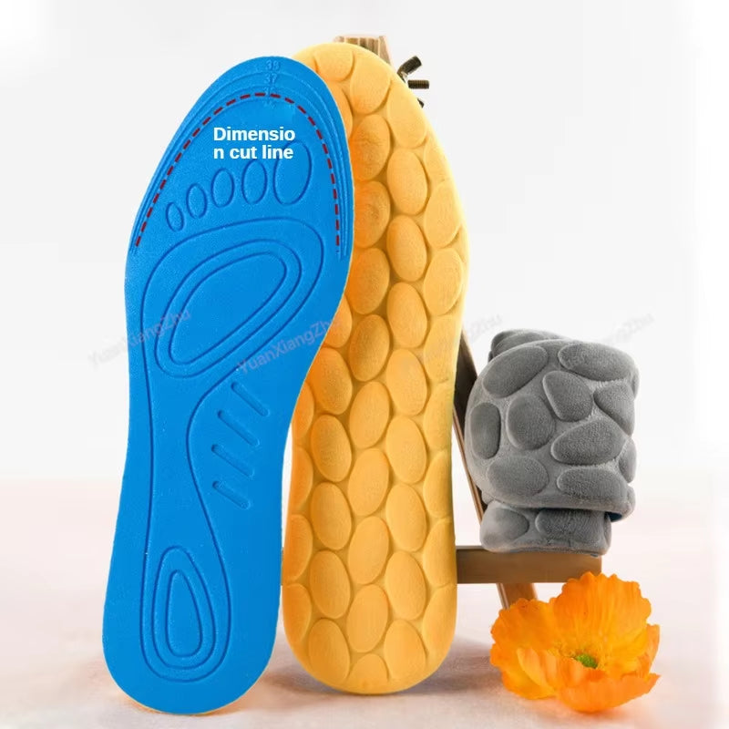 NEW Cashmere Warm Cotton Insole for Shoes Plush Snow Boots Shoe Sole Thermal Insert Sports Running Insoles Men Woman Heating Pad