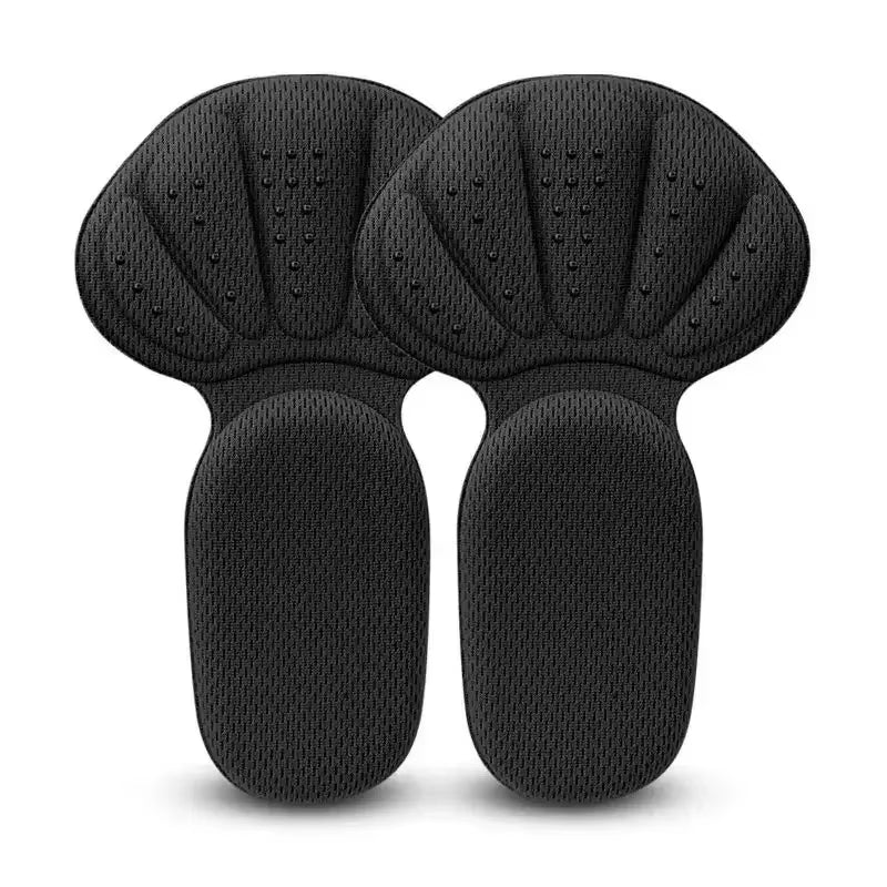 New Sponge Heel Cushion Back of Inserts Heel Protectors Shoe Pads for Shoe Too Big Soft Mesh Heel Grips Shoes Insoles 2 in 1