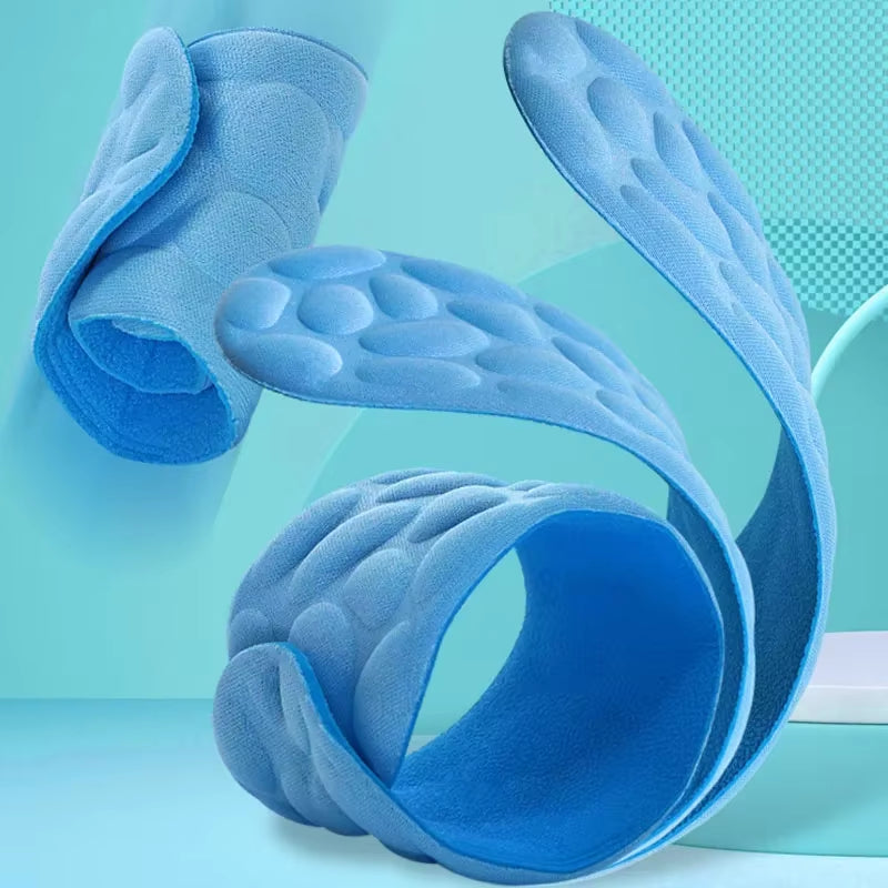2/4Pcs Soft Massage Memory Foam Insoles for Women Men Sport Running Shoes Sole Breathable Cushion Pads Feet Orthopedic Insoles