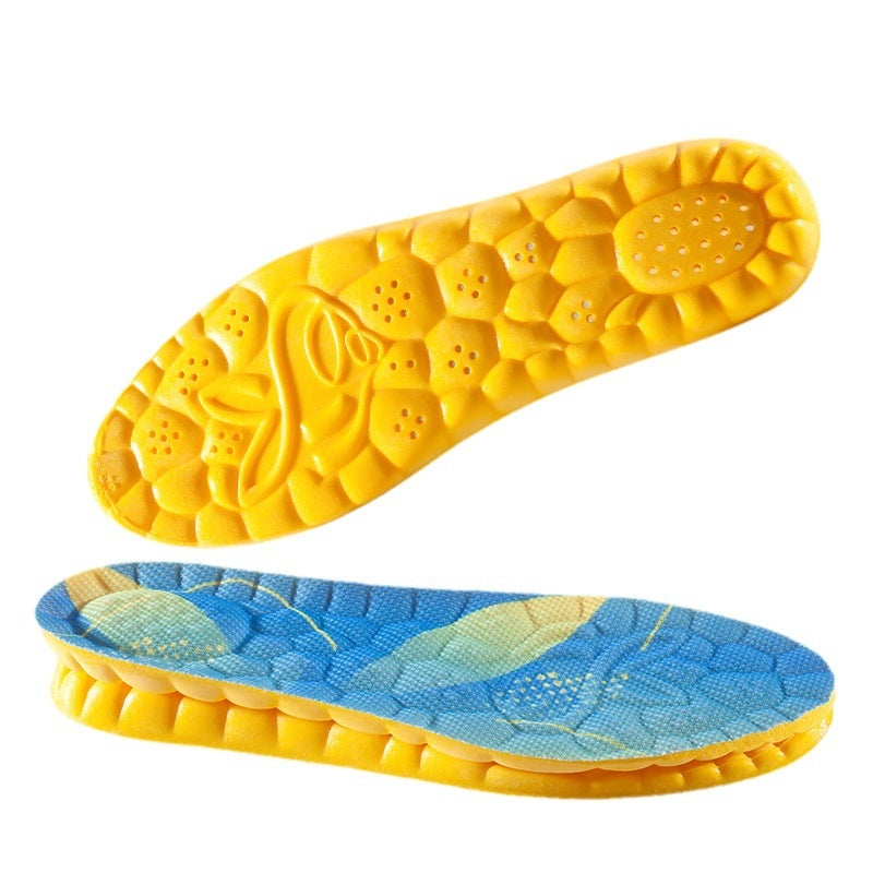 Super Soft Bottom Breathable Women'S Casual High Elastic Shock Absorption Sports Insole