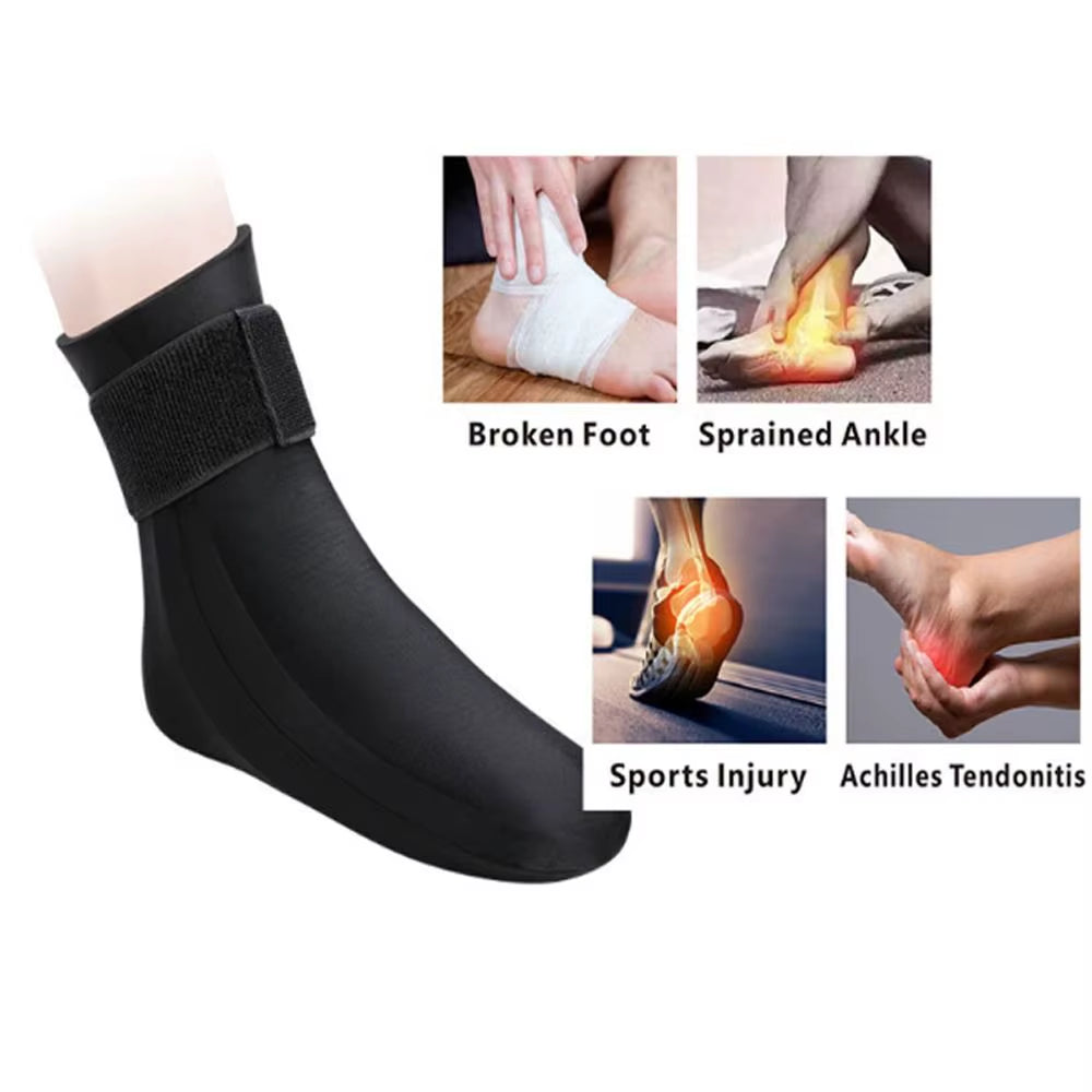 For Plantar Fasciiti Hot Cold Compress Socks Reusable Flexible Gel Cold Therapy Sock Breathable Non-Slip Ankle Ice Pack Wrap