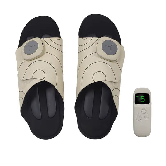 New Foot Acupoint Electrode Electric Massage Slippers Micro Current Foot Meridian Dredging EMS Foot Massage Device