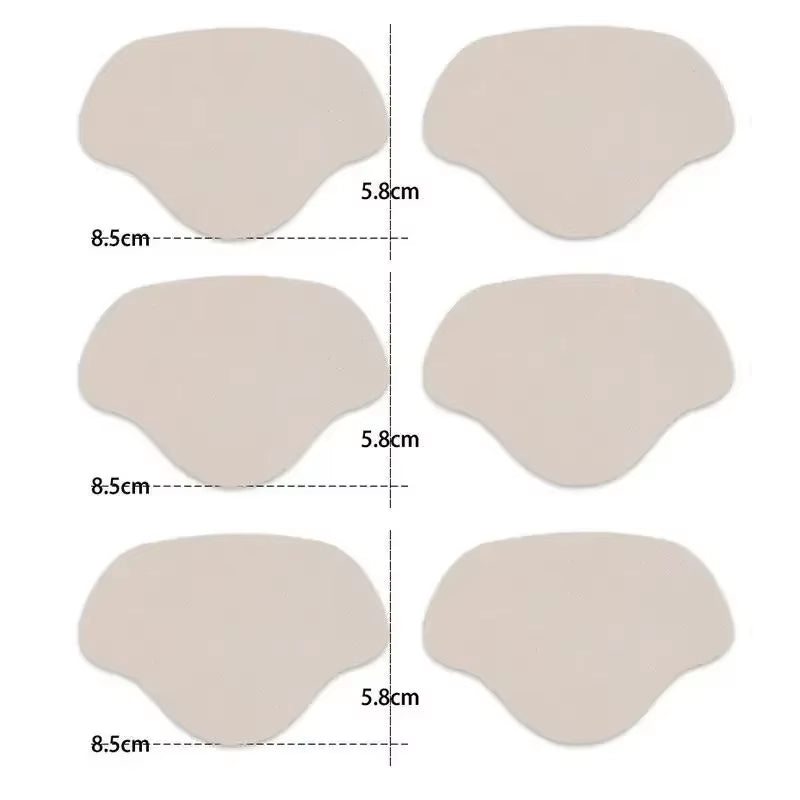 6Pcs Sports Shoes Repair Stickers Suede Heel Protector Anti-Wear Repair Holes Self-Adhesive Patches Insoles Pad Foot Care Insert