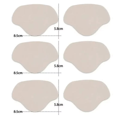 6Pcs Sports Shoes Repair Stickers Suede Heel Protector Anti-Wear Repair Holes Self-Adhesive Patches Insoles Pad Foot Care Insert