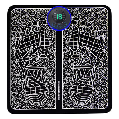 Electric Foot Massager Pad Muscle Massage Relaxation Trainer for Massage Fitness Outdoor Sport Home Family Relax
