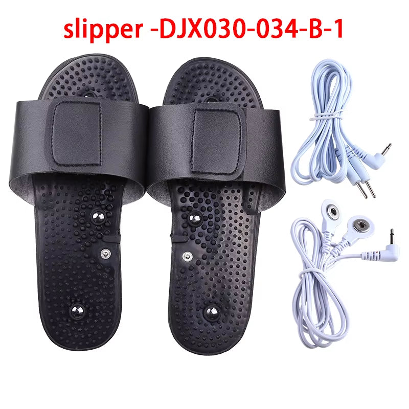 Electric Tens Therapy Massager Slippers for Shoes Body Relaxing Foot Massager for Electric Muscle Stimulator Relief Massager
