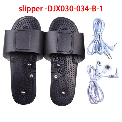 Electric Tens Therapy Massager Slippers for Shoes Body Relaxing Foot Massager for Electric Muscle Stimulator Relief Massager