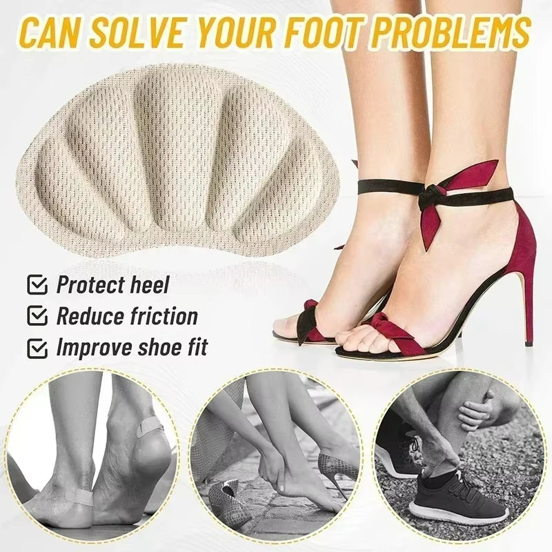 Insoles Heel Pads Lightweight for Sport Shoes Adjustable Cute Size Back Sticker Antiwear Feet Soft Pad Relief Anti-Wear Cushions