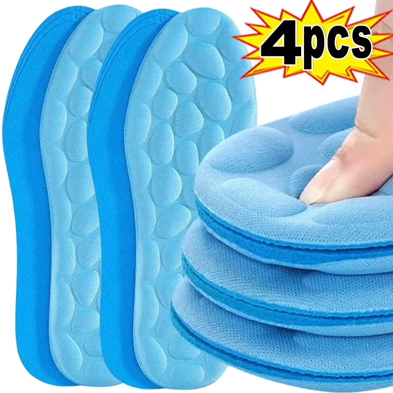 1/2Pair Massage Memory Foam Insoles for Shoes Sole Breathable Cushion Sport Insoles Feet Orthopedic Insoles Men Women Shoe Pads