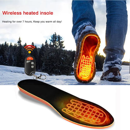 2000Mah Electric Heated Shoes Insoles Wireless Heating Shoes Pads Temperature Feet Warm Sock Pad Mat for Outdoor Hiking