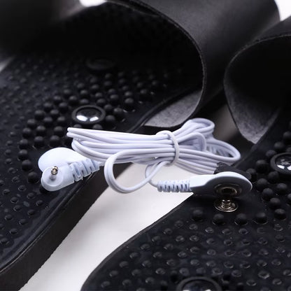 Electric Tens Therapy Massager Slippers for Shoes Body Relaxing Foot Massager for Electric Muscle Stimulator Relief Massager