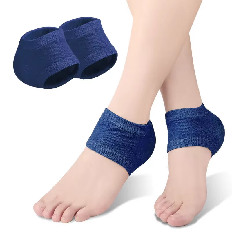 Socks Feet Pads for Heels Heel Gel Protective Shock-Absorbing Insoles Feet Care Skin Repair Cushion Anti-Cracked Foot Sock