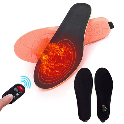2000Mah Smart Foot Warmer Insoles Adjustable Temperature Heating Shoes Pads Comfy Thermal Insoles Pad for Outdoor Camping Hiking