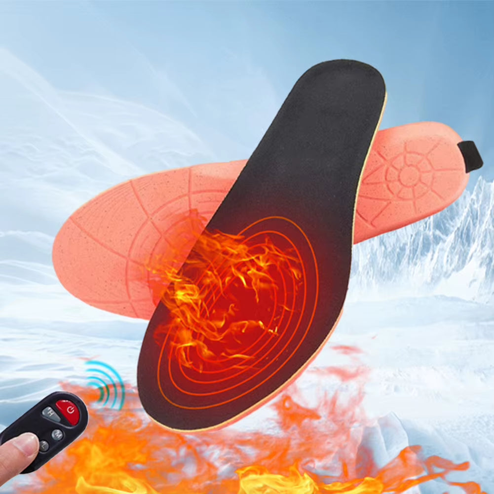 2000Mah Smart Foot Warmer Insoles Adjustable Temperature Heating Shoes Pads Comfy Thermal Insoles Pad for Outdoor Camping Hiking