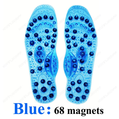 Magnetic Therapy Massage Insoles for Shoes Foot Acupressure Enhanced Magnetic Insole Point Therapy Feet Body Detox Insert Pads