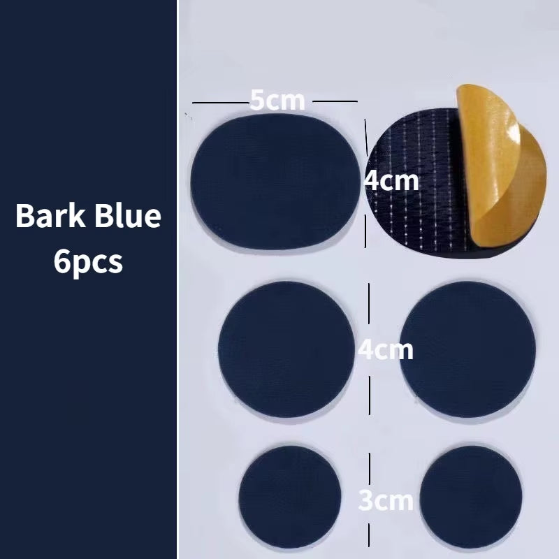 6Pcs Sports Shoes Repair Stickers Suede Heel Protector Anti-Wear Repair Holes Self-Adhesive Patches Insoles Pad Foot Care Insert