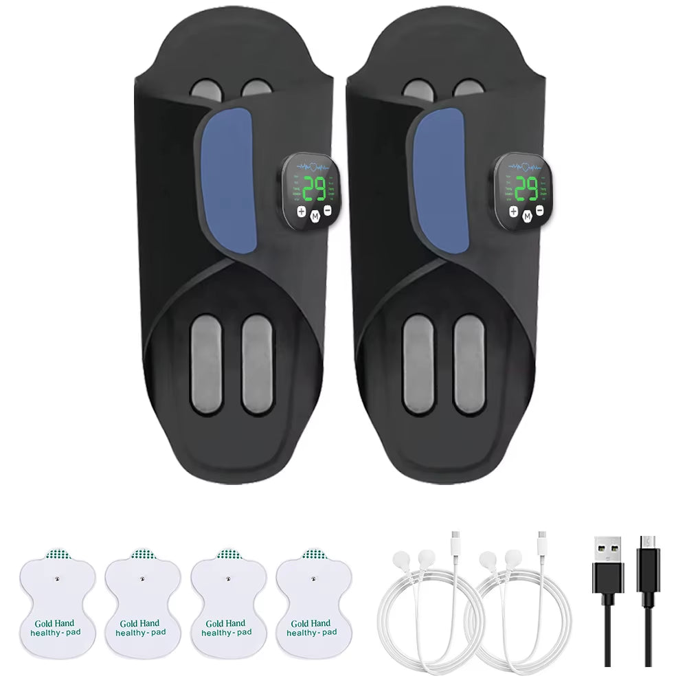 New Rechargeable 10 Adjustable Models Electric Vibrating Foot Muscle Relaxation Massager Shoes