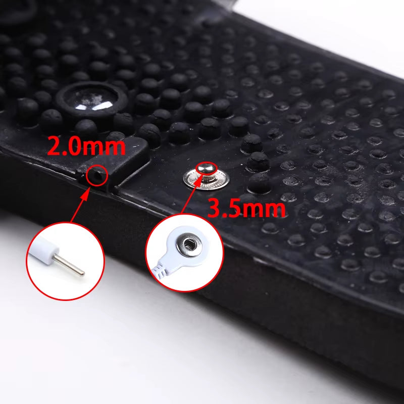 Electric Tens Therapy Massager Slippers for Shoes Body Relaxing Foot Massager for Electric Muscle Stimulator Relief Massager