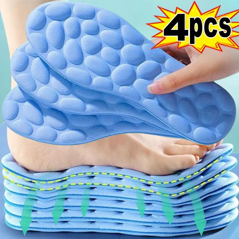 1/2Pair Massage Memory Foam Insoles for Shoes Sole Breathable Cushion Sport Insoles Feet Orthopedic Insoles Men Women Shoe Pads