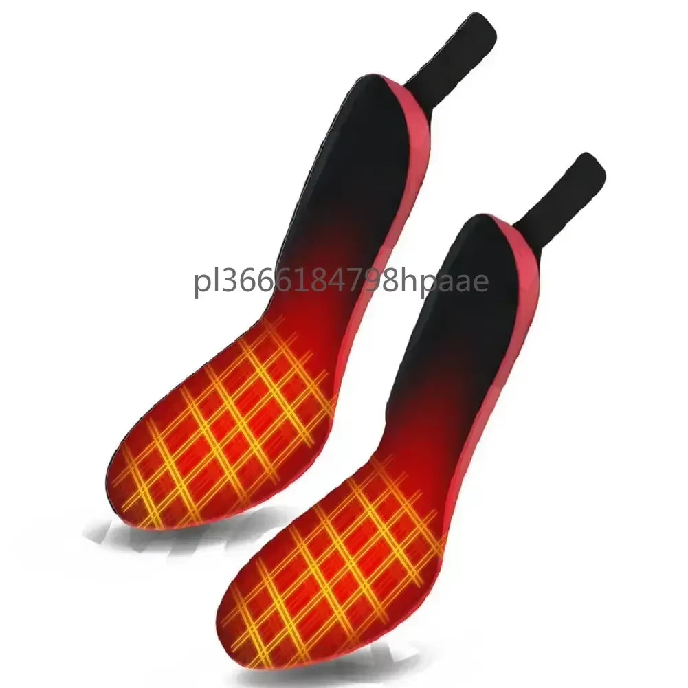 USB Heated Shoes Insoles Rechargeable Electric Feet Warmer Winter Outdoor Remote Control Heating Insoles Foot Warming Shoes Pad