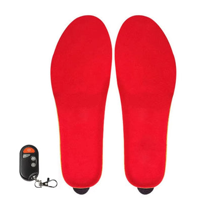 USB Rechargeable Heated Shoe Insoles with 3 Heat Settings Thermal Insoles Wireless Foot Warmer for Women and Men